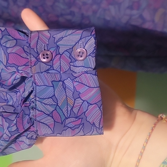 Vintage Pendleton Country Sophisticates Women's Button Up Blouse & Scarf/Bow 10 - Picture 8 of 8